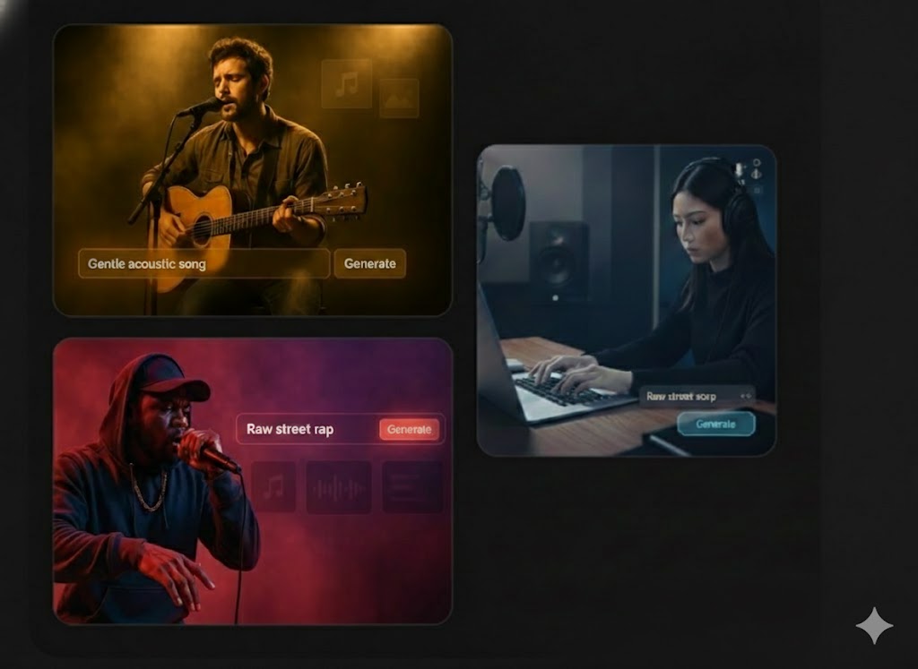 Lyria3 AI music generation interface preview