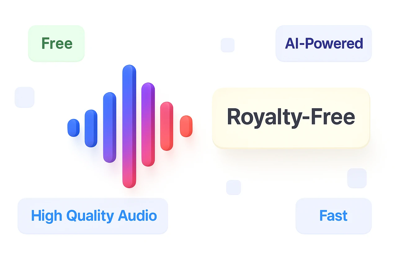 Audio waveform illustration